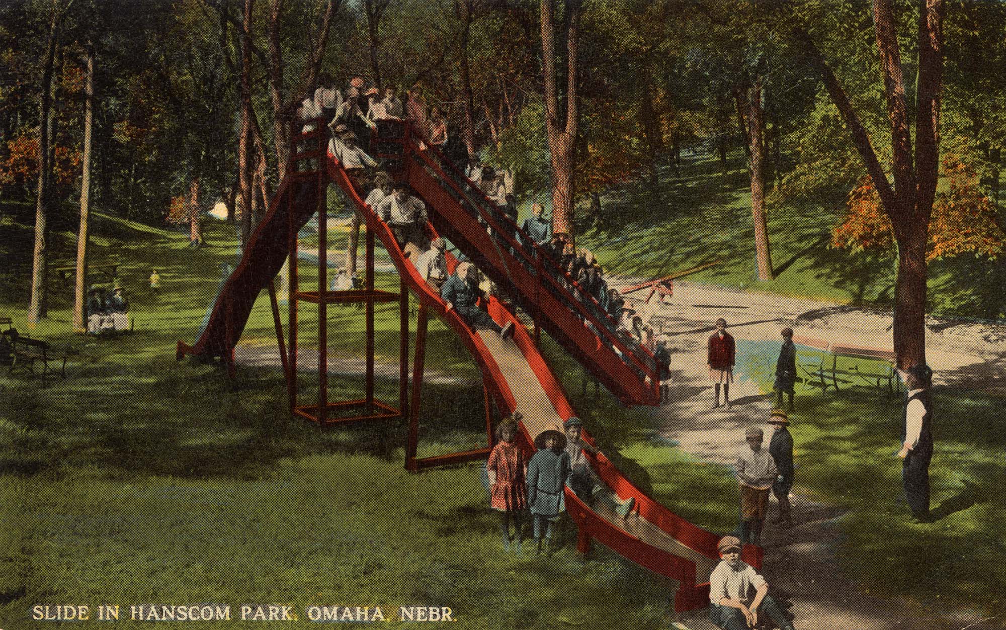 Slide in Hanscom Park, Omaha, Nebr.
